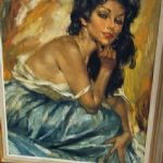 82 2038 OIL PAINTING (F)